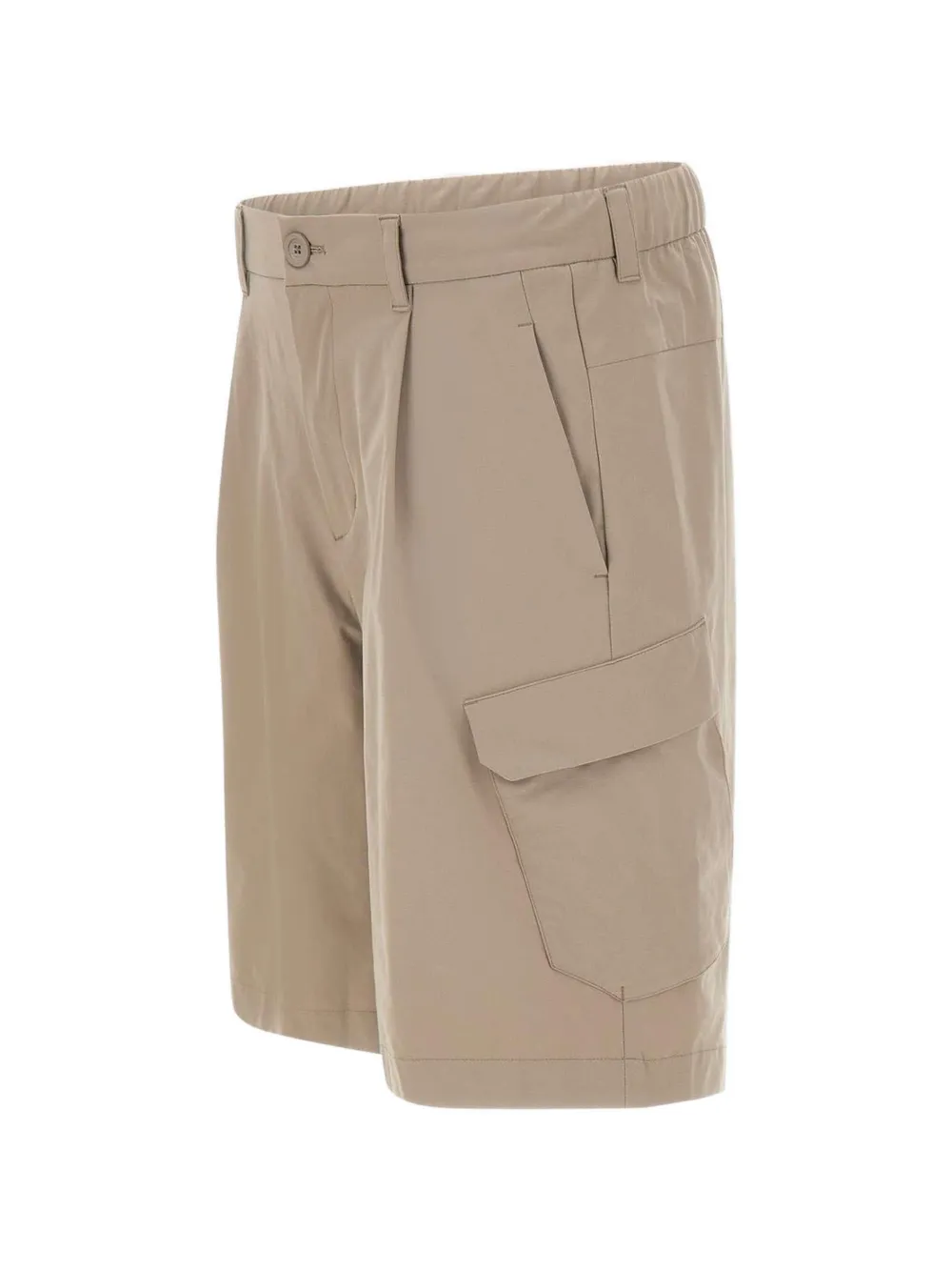 Herno Geplooide cargo shorts Beige