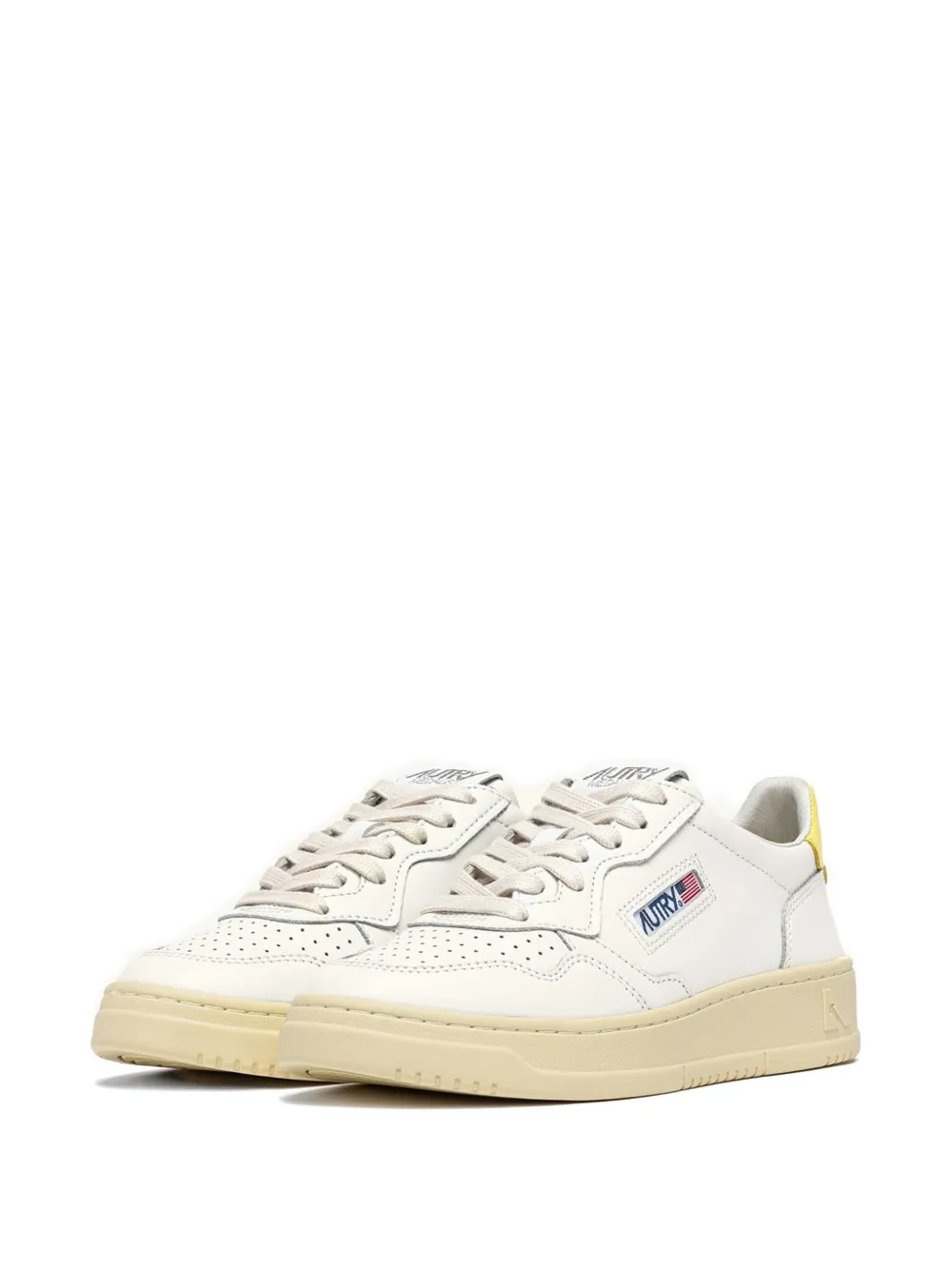 Autry Medalist Low leren sneakers Wit