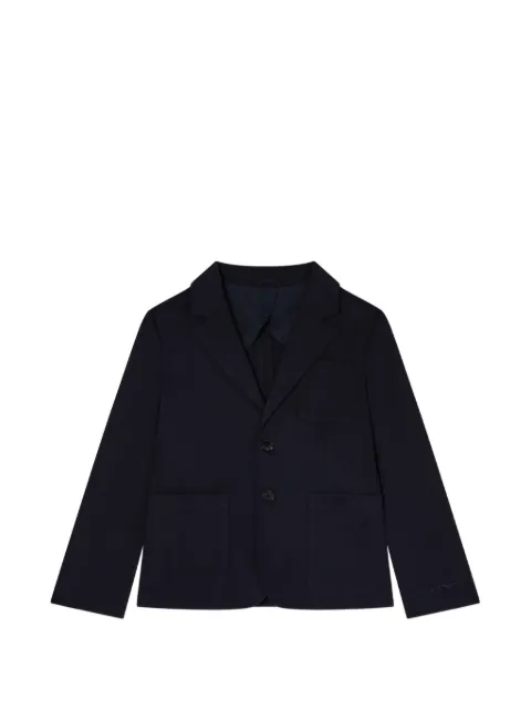Emporio Armani Kids chaqueta con bolsillo de parche