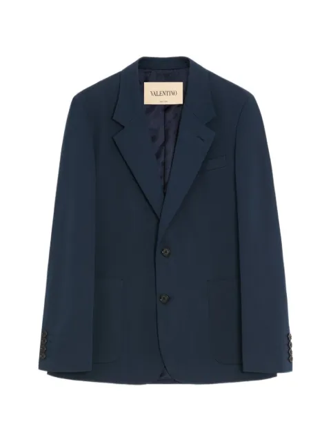 Valentino Garavani single-breasted jacket in cotton gabardine