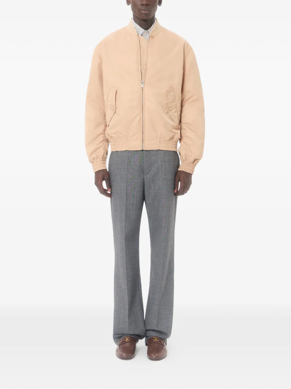 Valentino Garavani Bomberjack met rits Beige