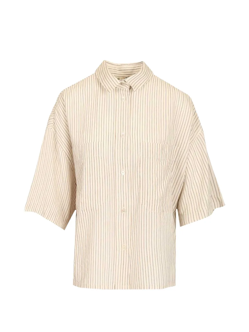 Barena striped pocket shirt - Toni neutri