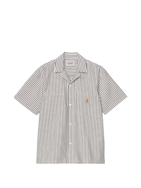 Carhartt WIP S/S Leavel striped shirt