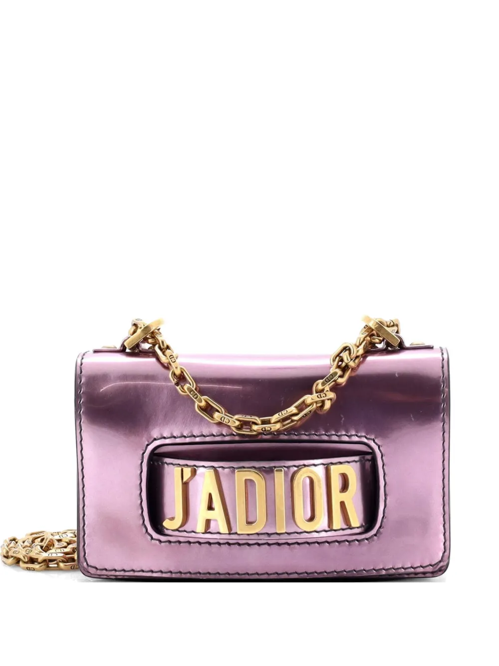 Christian Dior Pre-Owned J'Adior Flap Bag Patent Mini crossbody bag - Rosa