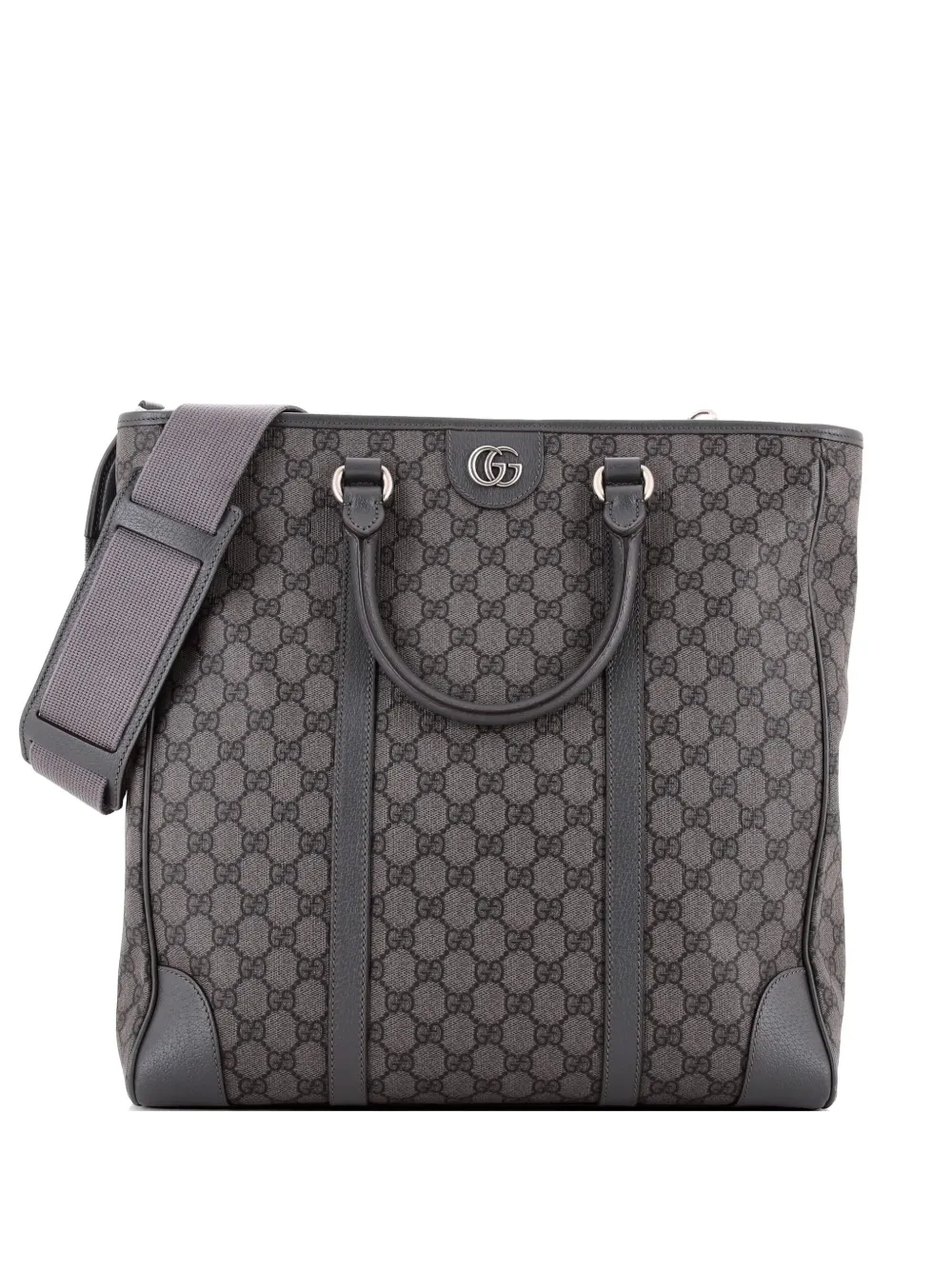 Gucci Pre-Owned Ophidia Convertible GG Coated Canvas Medium tote bag - Grigio