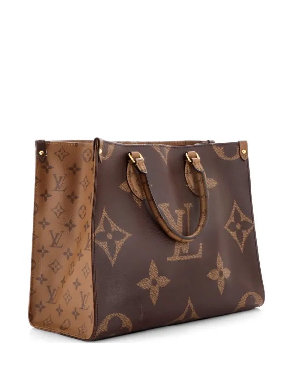 Louis Vuitton Pre-Owned OnTheGo Reverse Monogram Giant MM Tote Bag