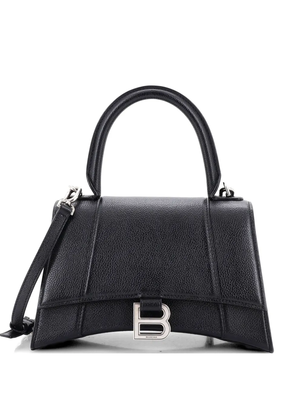 Balenciaga Pre-Owned Hourglass Top Handle Bag Leather Small satchel - Nero