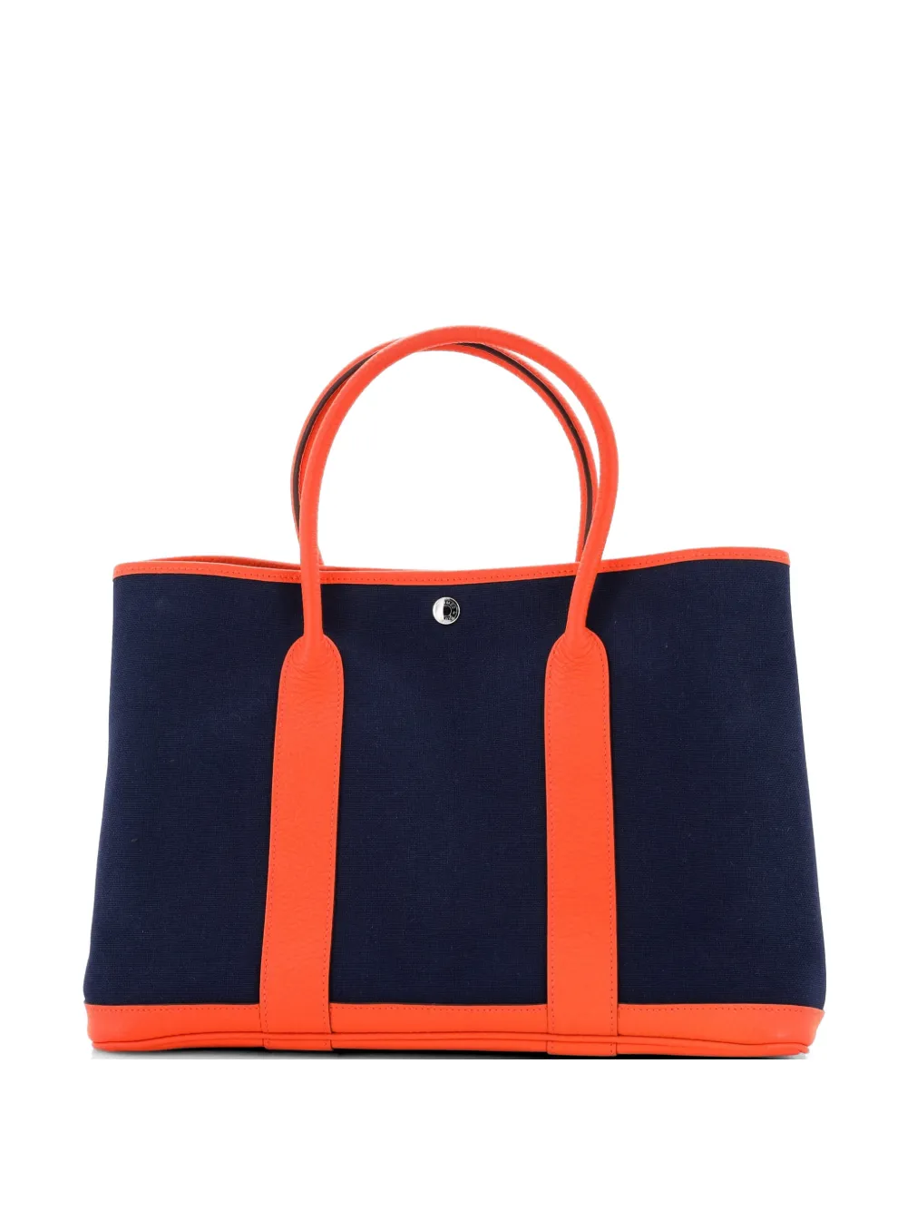 Hermès Pre-Owned Garden Party Toile and Leather 36 tote bag - Blu