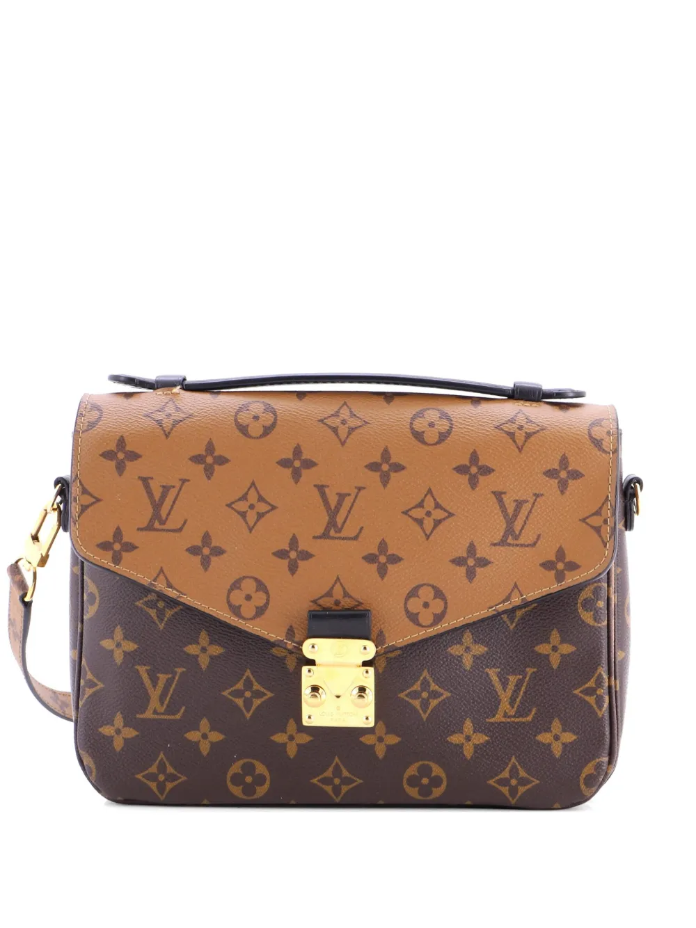Louis Vuitton Pre-Owned Pochette Metis Reverse Monogram Canvas crossbody bag - Marrone