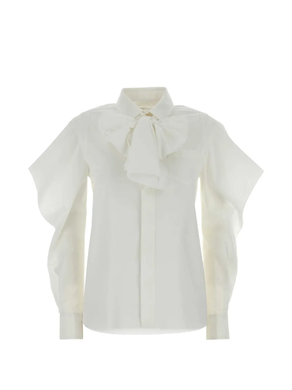 sacai Camicia con ruches - Bianco