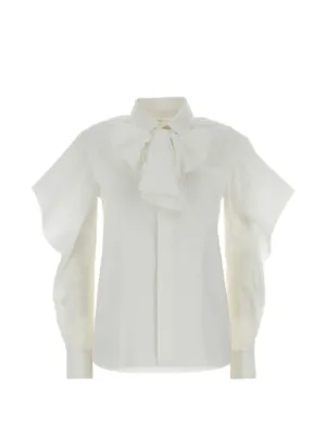 Sacai パフスリーブ シャツ | ニュートラル | FARFETCH JP