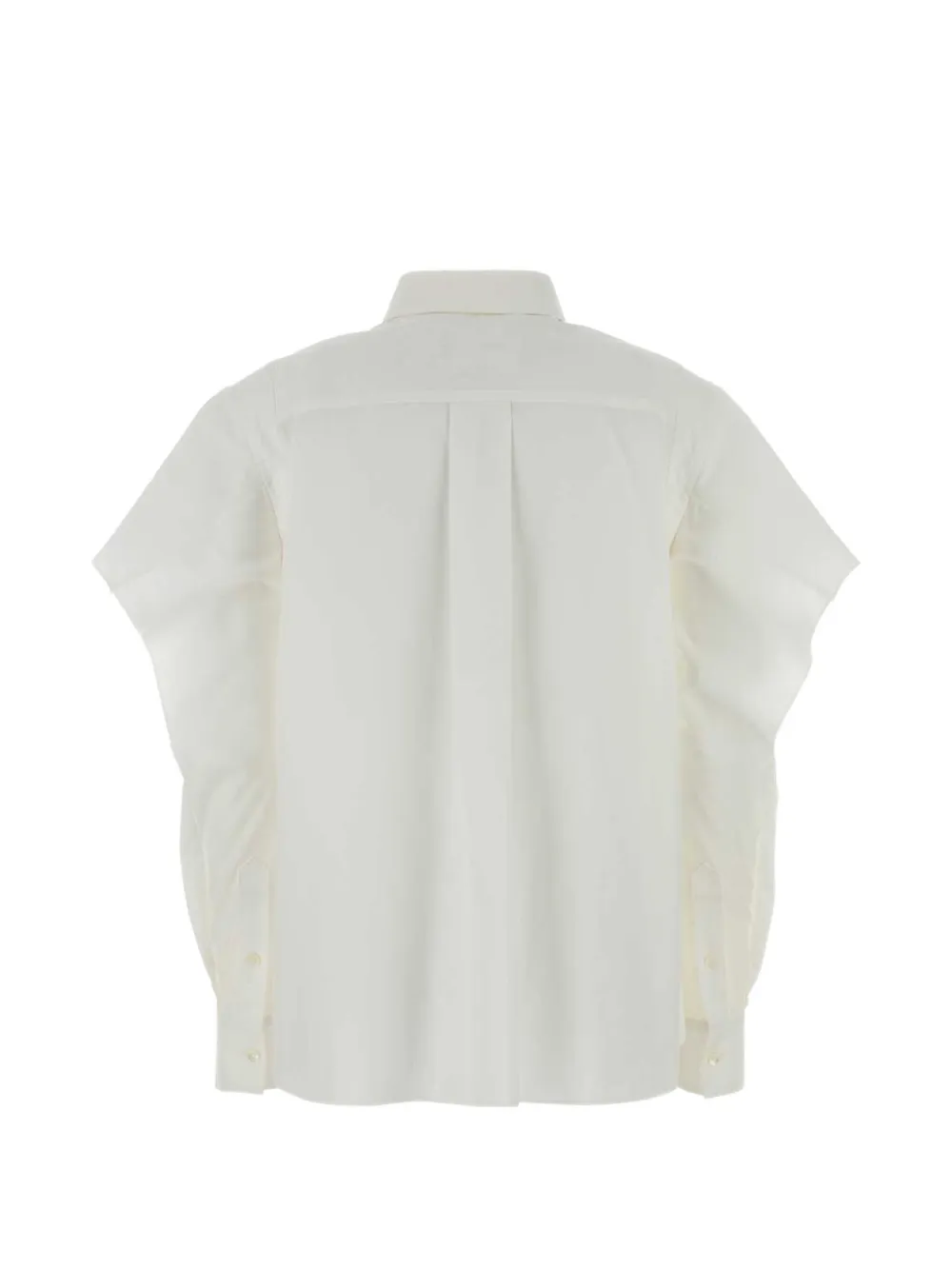 sacai Blouse met ruches Wit