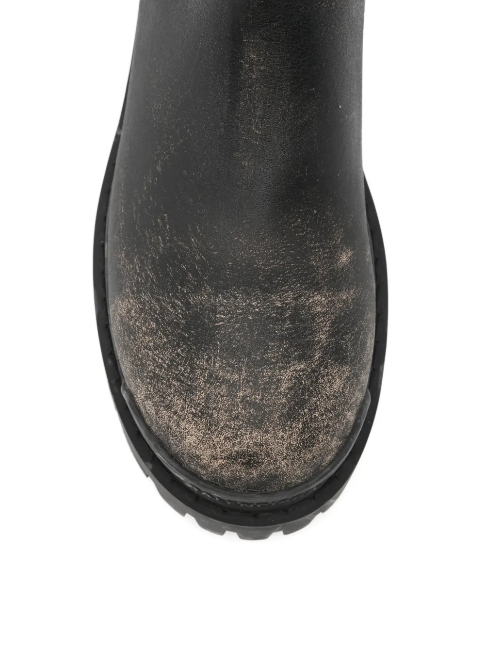 Balenciaga Slate leren Chelsea enkellaarzen Zwart