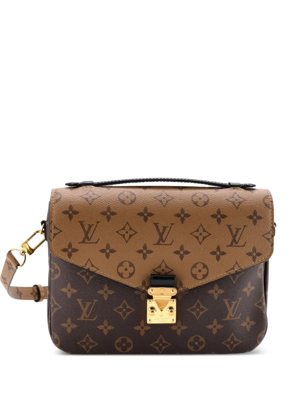 Louis Vuitton Pre-Owned Pochette Metis Reverse Monogram Canvas crossbody bag - Marrone