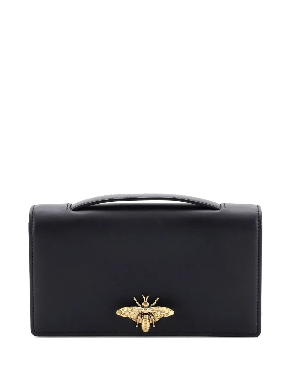 Christian Dior Pre-Owned Bee Leather Long clutch bag - Schwarz