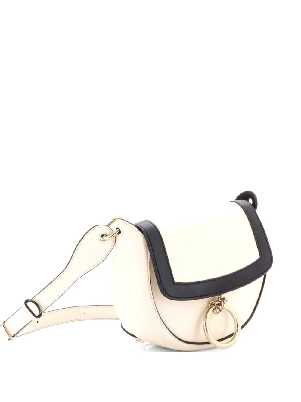 Pre-owned Chloé Arlene Leather Small Crossbody Bag In Black