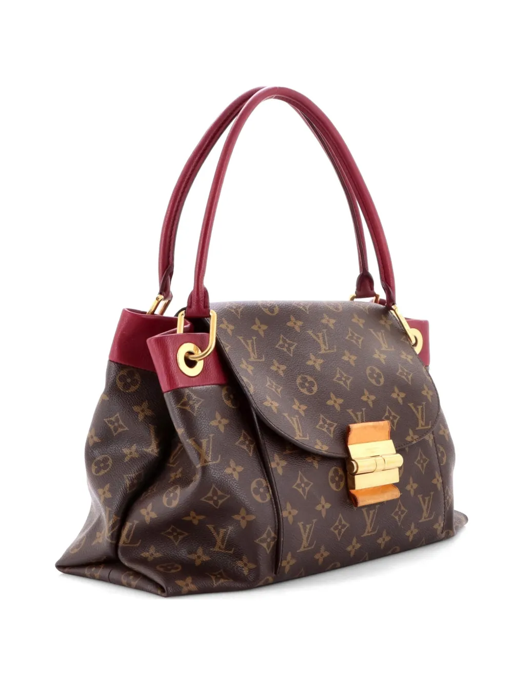 Louis Vuitton Pre-Owned Olympe Handbag Monogram Canvas shoulder bag - Rosso