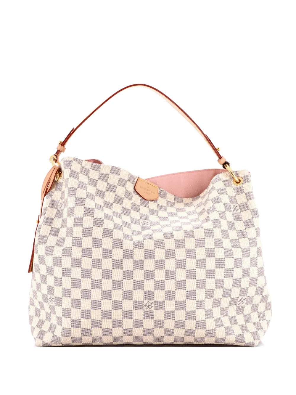 Louis Vuitton Pre-Owned Graceful Handbag Damier MM hobo bag - Bianco