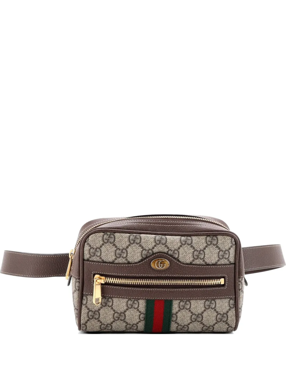 Gucci Pre-Owned Ophidia GG Coated Canvas Small belt bag - Marrone