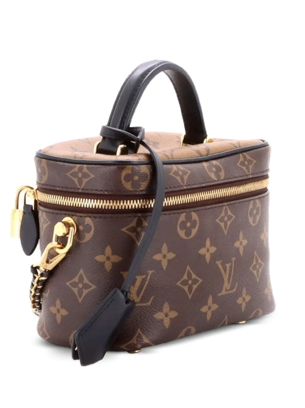 Louis Vuitton Pre-Owned Vanity Handbag Reverse Monogram Canvas PM satchel - Schwarz