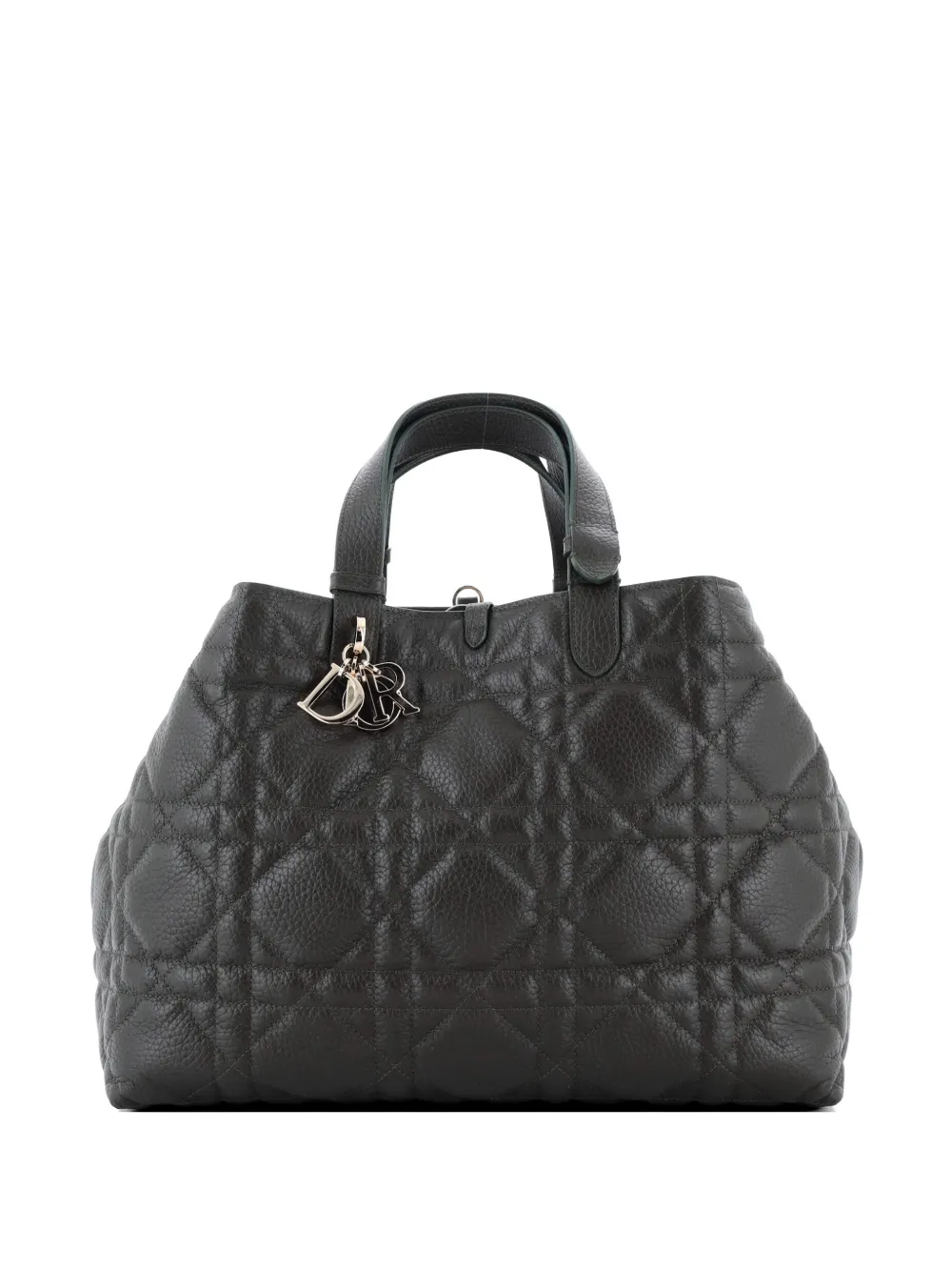Christian Dior Pre-Owned Toujours Macrocannage Quilt Calfskin Large tote bag - Verde