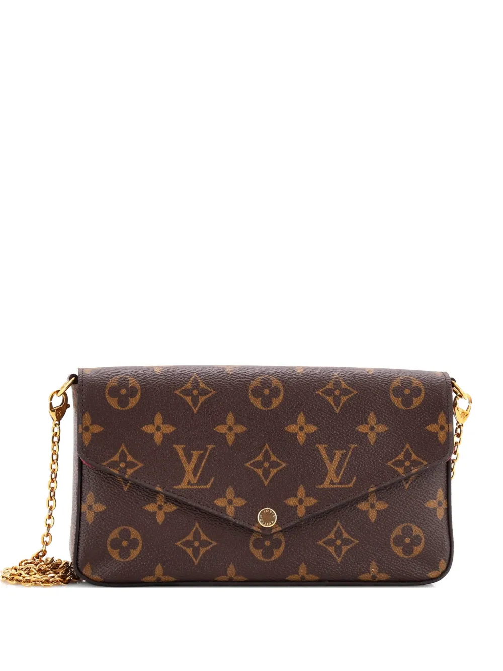 Louis Vuitton Pre-Owned Felicie Pochette Monogram Canvas crossbody bag - Braun