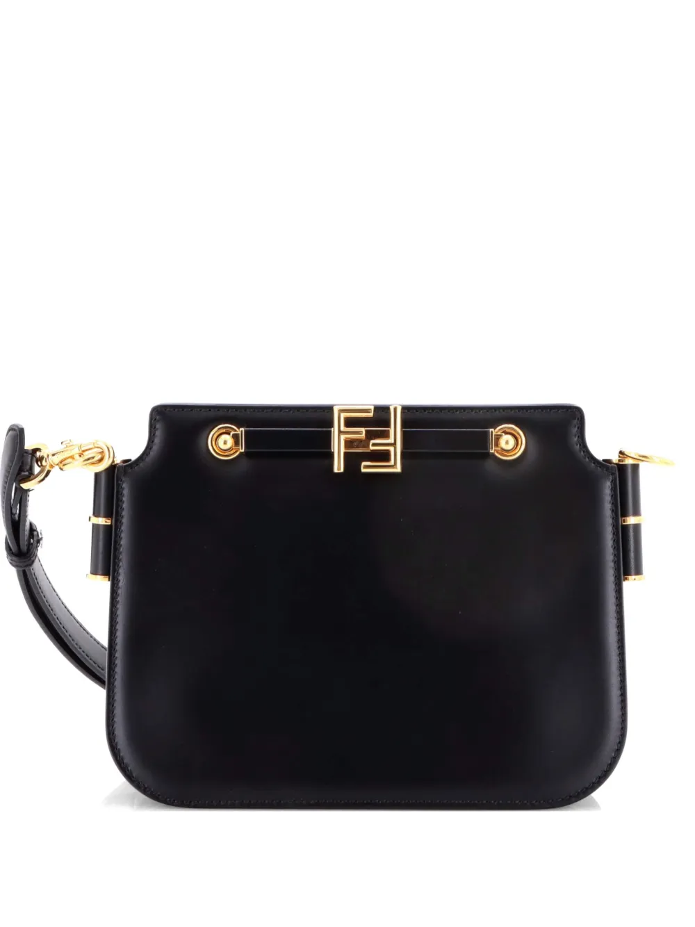 Fendi Pre-Owned Touch Leather shoulder bag - Nero