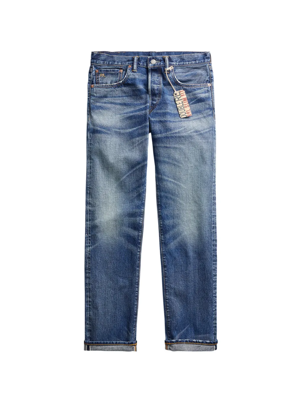 Ralph Lauren RRL Jeans slim con effetto schiarito - Blu