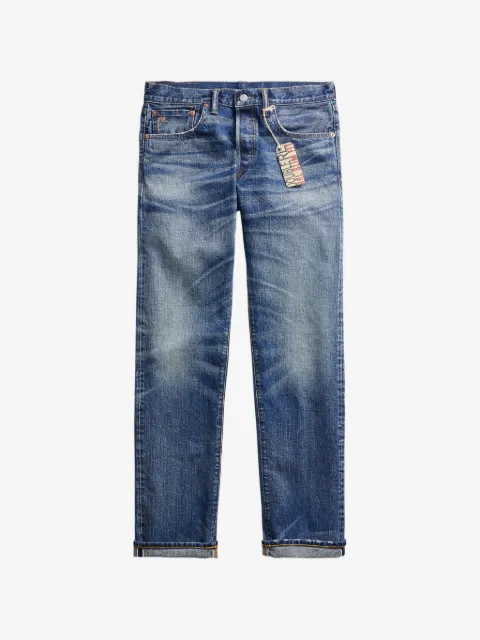 Ralph Lauren RRL slim-fit faded jeans