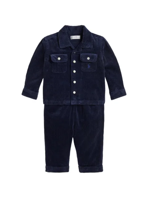 POLO RALPH LAUREN KIDS ensemble en velours côtelé