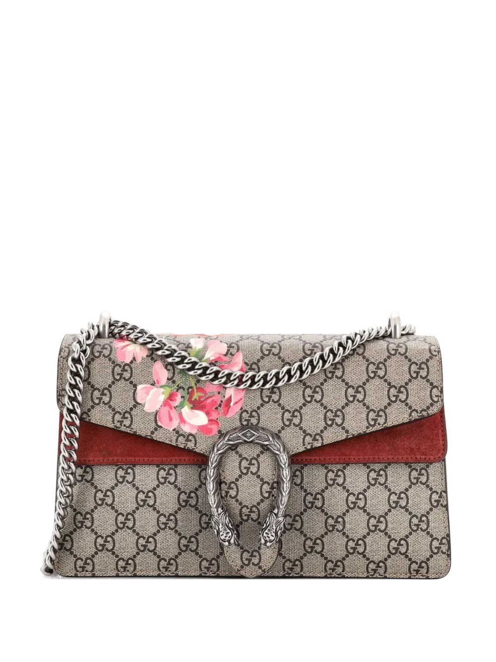 Gucci Pre-Owned Dionysus Bag Blooms Print GG Coated Canvas Small shoulder bag - Multicolore