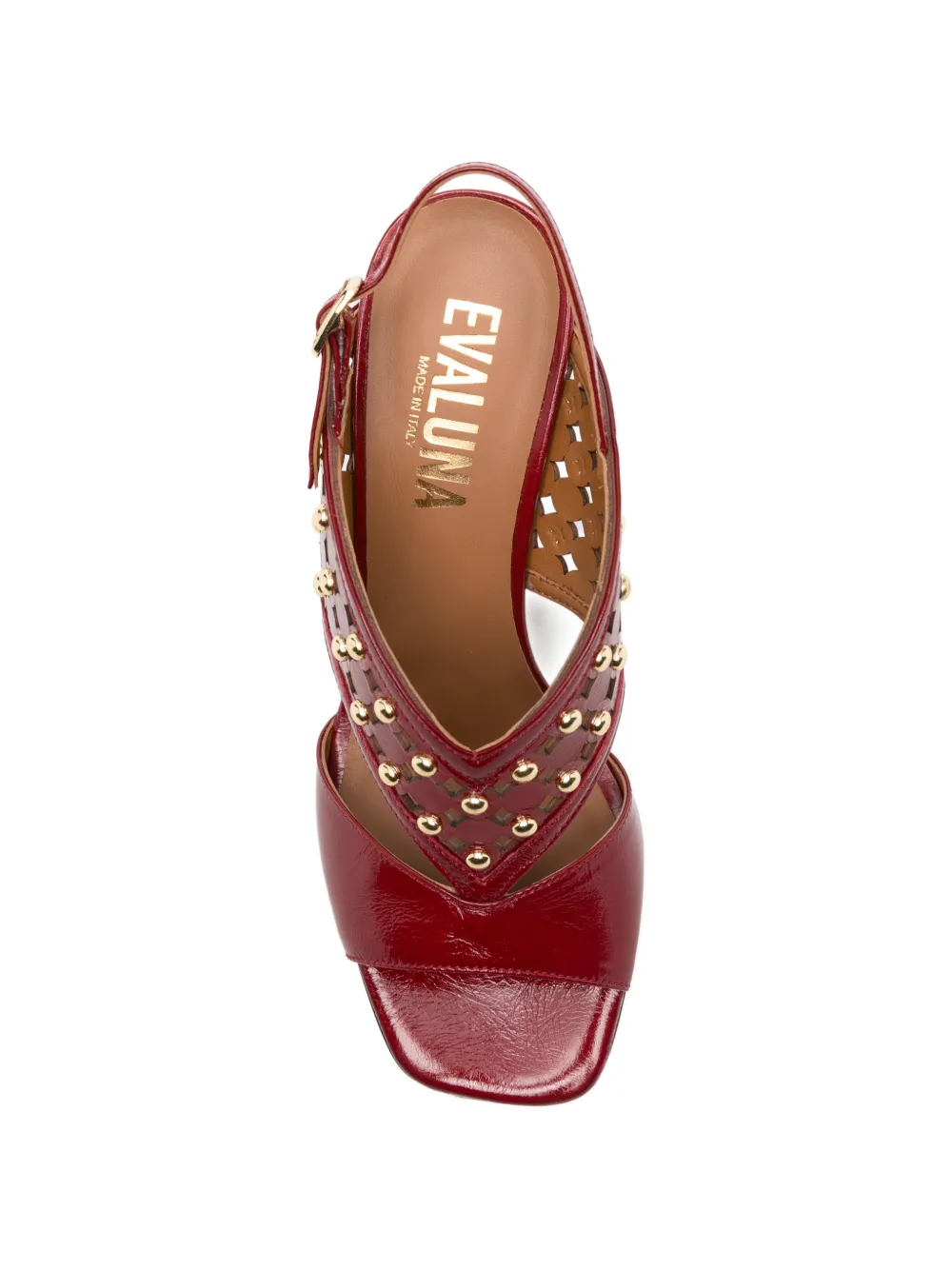 Evaluna stud-embellishment sandals Rood