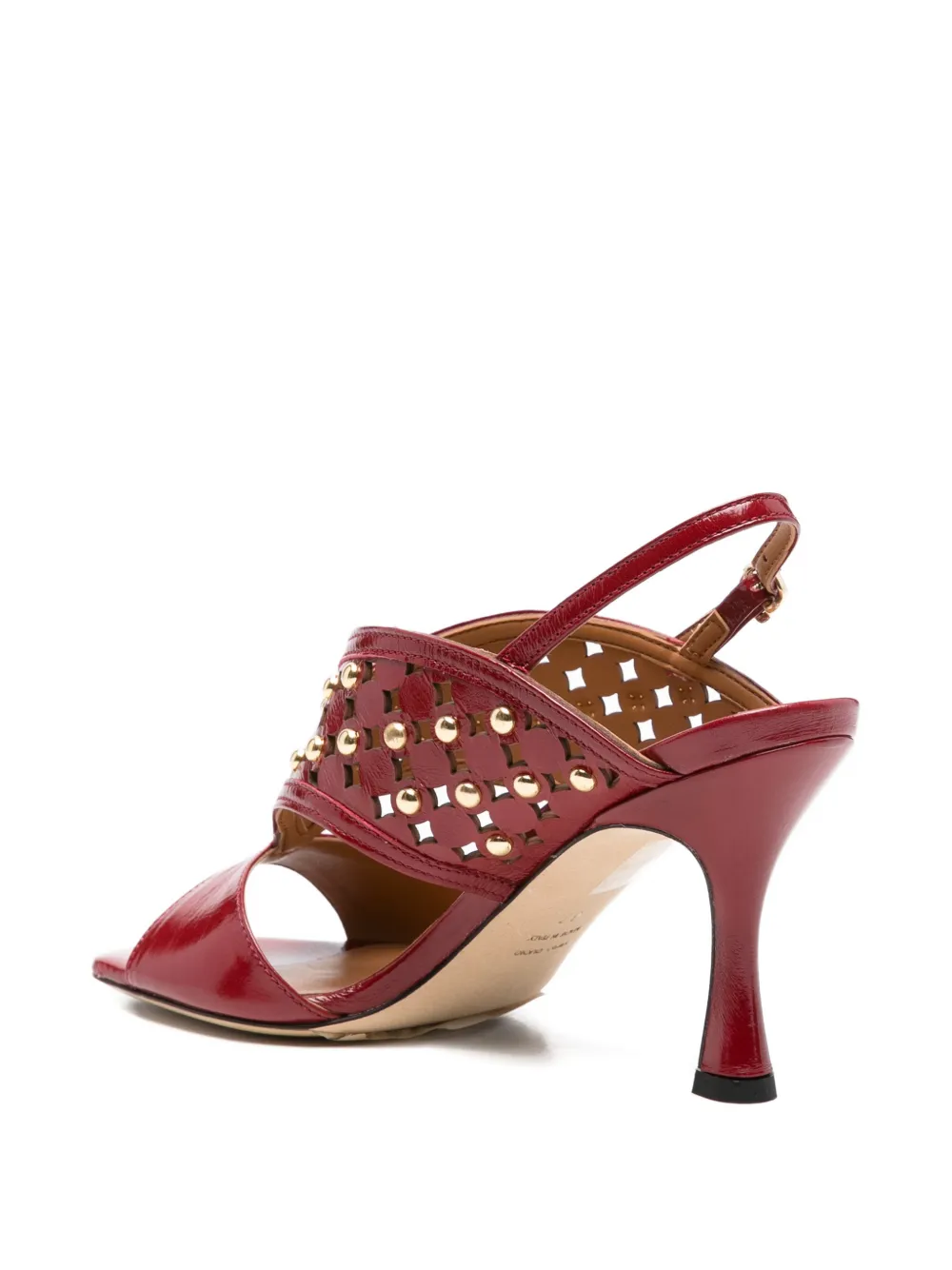 Evaluna stud-embellishment sandals Rood