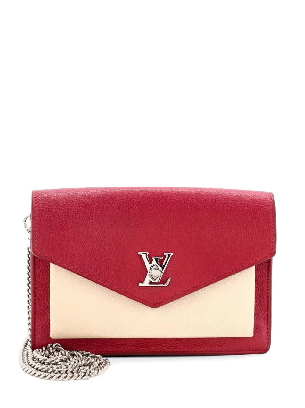 Louis Vuitton Pre-Owned Mylockme Chain Pochette Leather clutch bag - Toni neutri