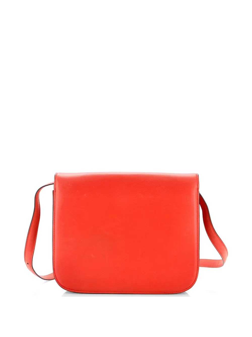  Celine Pre-owned Borsa A Tracolla Classic Box Media In Pelle Liscia - Rosso 