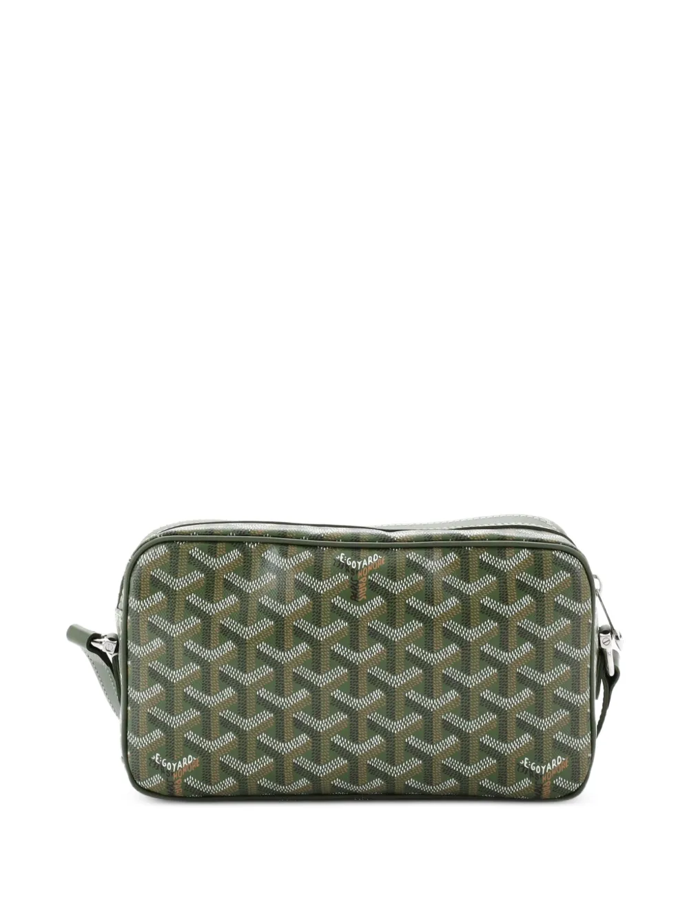  Goyard Pre-owned Cap Vert Bag Printed Coated Canvas Crossbody Bag - Green 