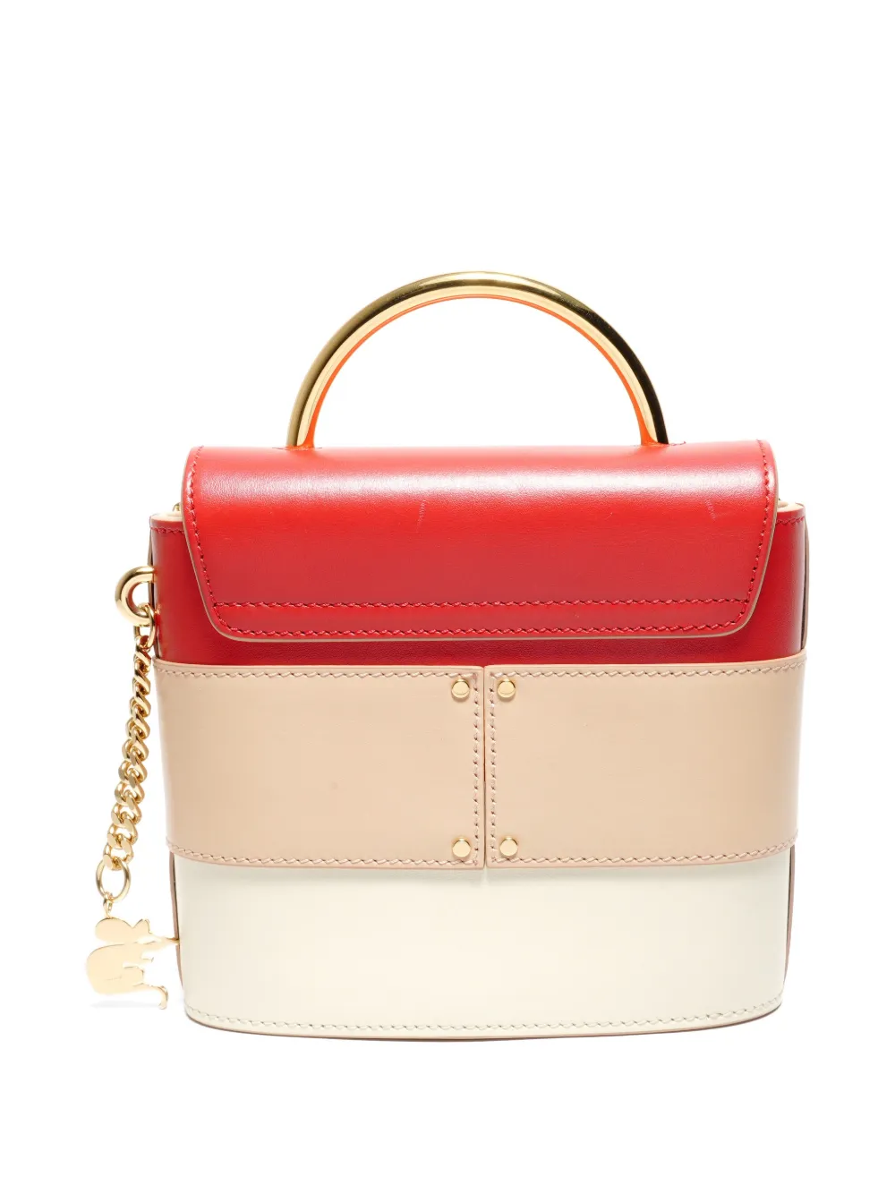  Chloé Pre-owned 2010-2020s Aby Lock Tote Bag - Red 