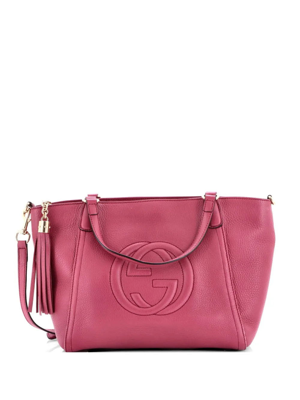 Gucci Pre-Owned Soho Convertible Top Handle Bag Leather Small satchel - Rosa