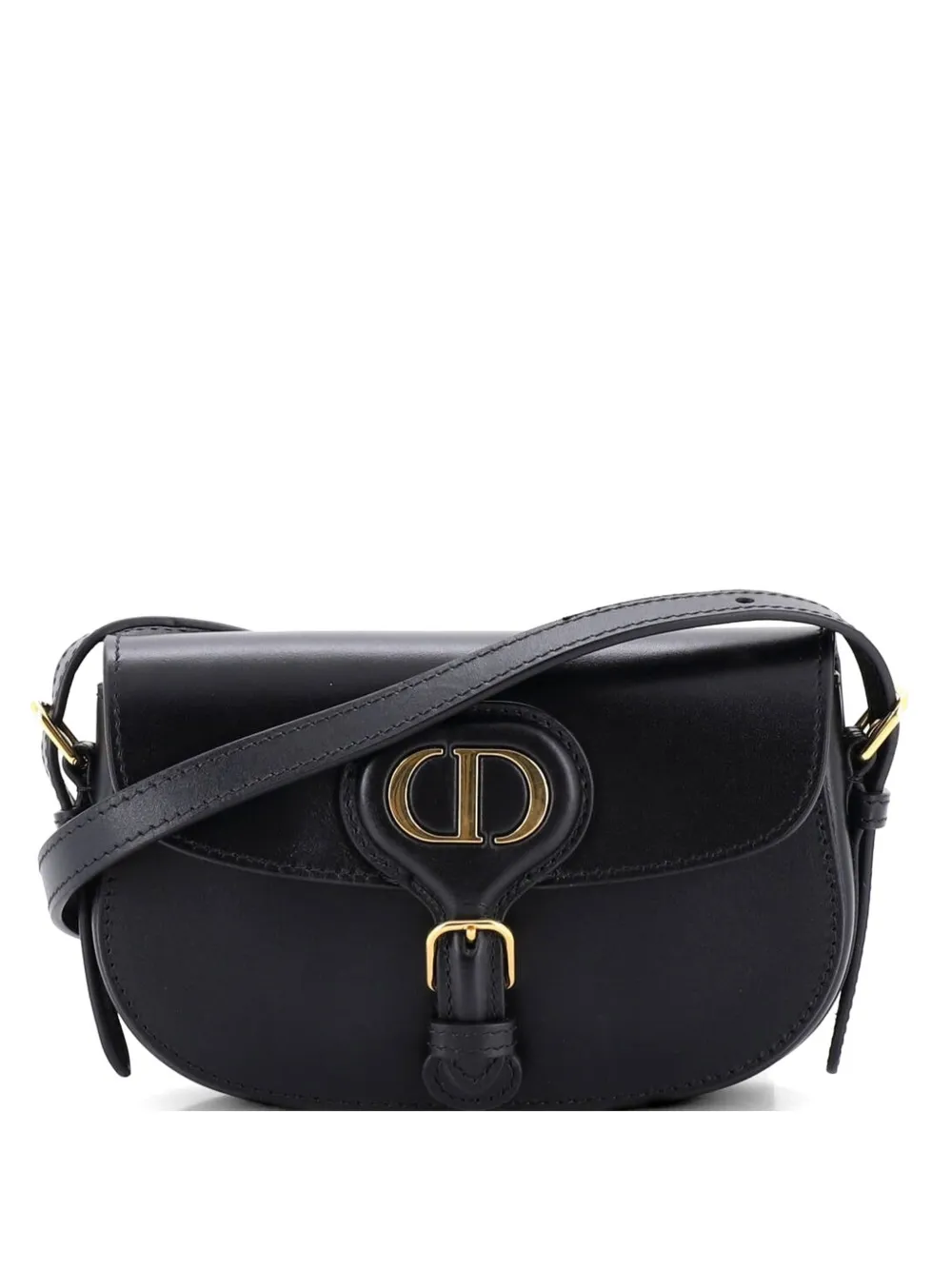 Christian Dior Pre-Owned Bobby Flap Bag Leather Micro shoulder bag - Nero