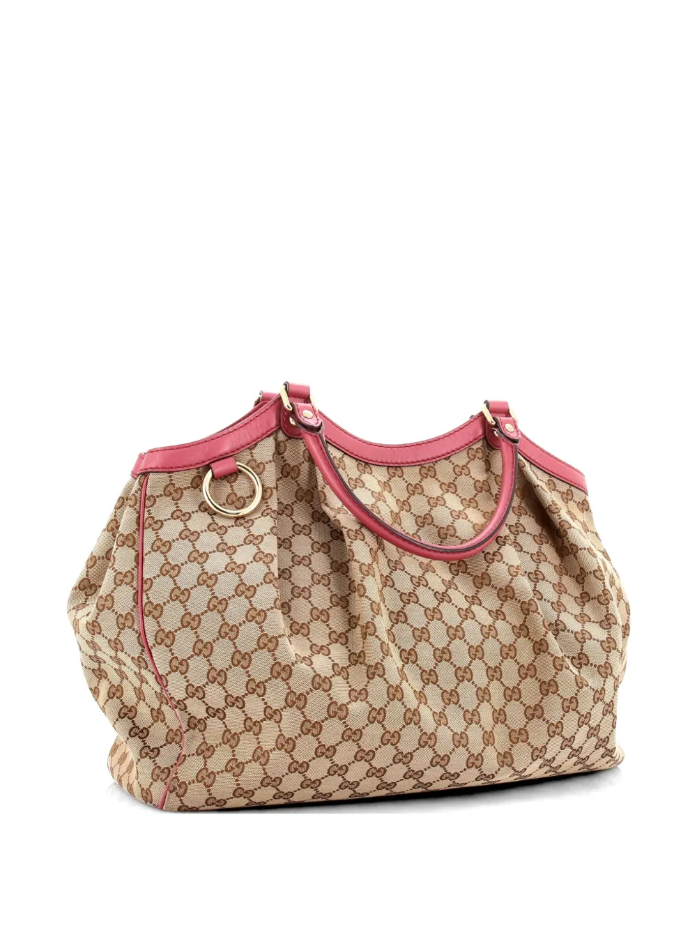 Gucci Pre-Owned Sukey GG Canvas with Leather Large tote bag - Marrone
