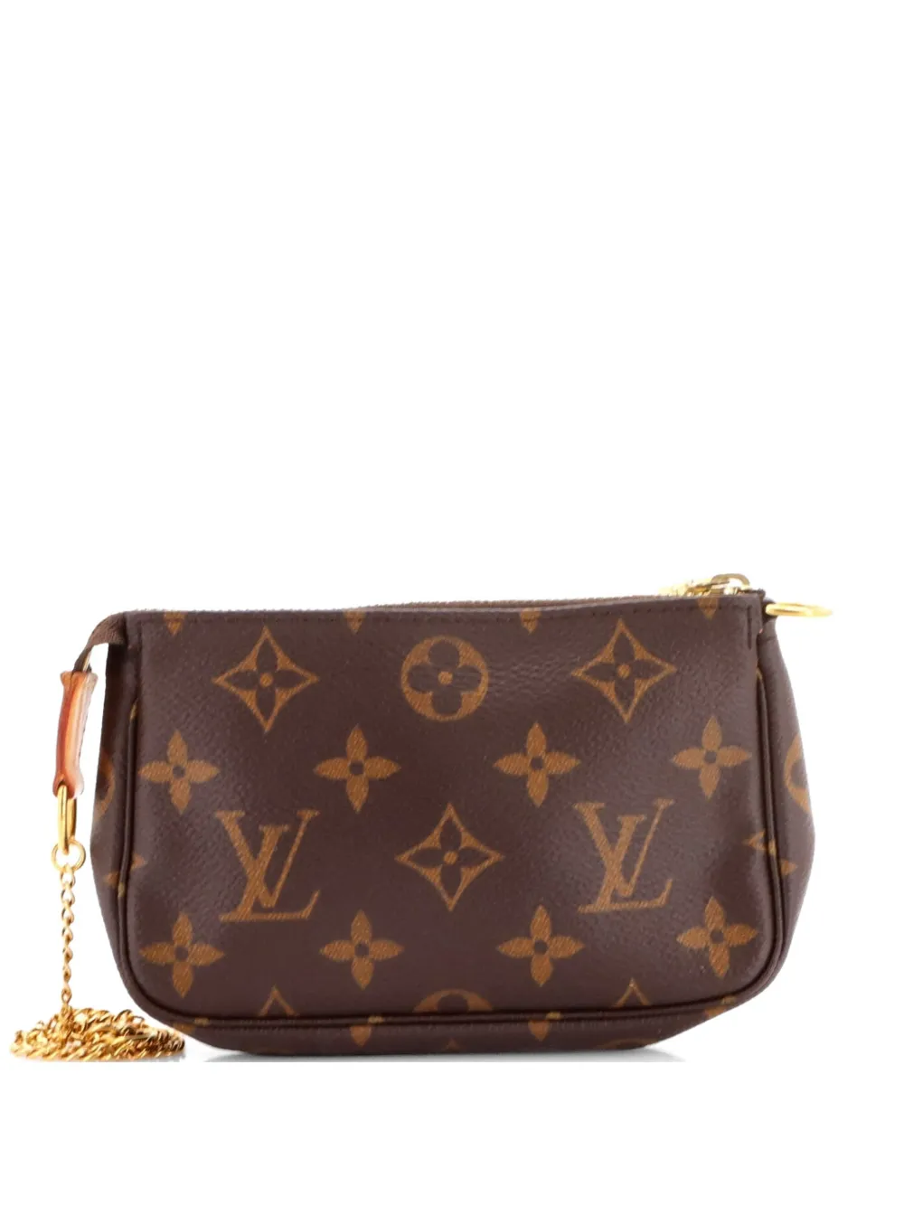 Louis Vuitton Pre-Owned Pochette Accessoires Monogram Canvas Mini clutch bag - Marrone