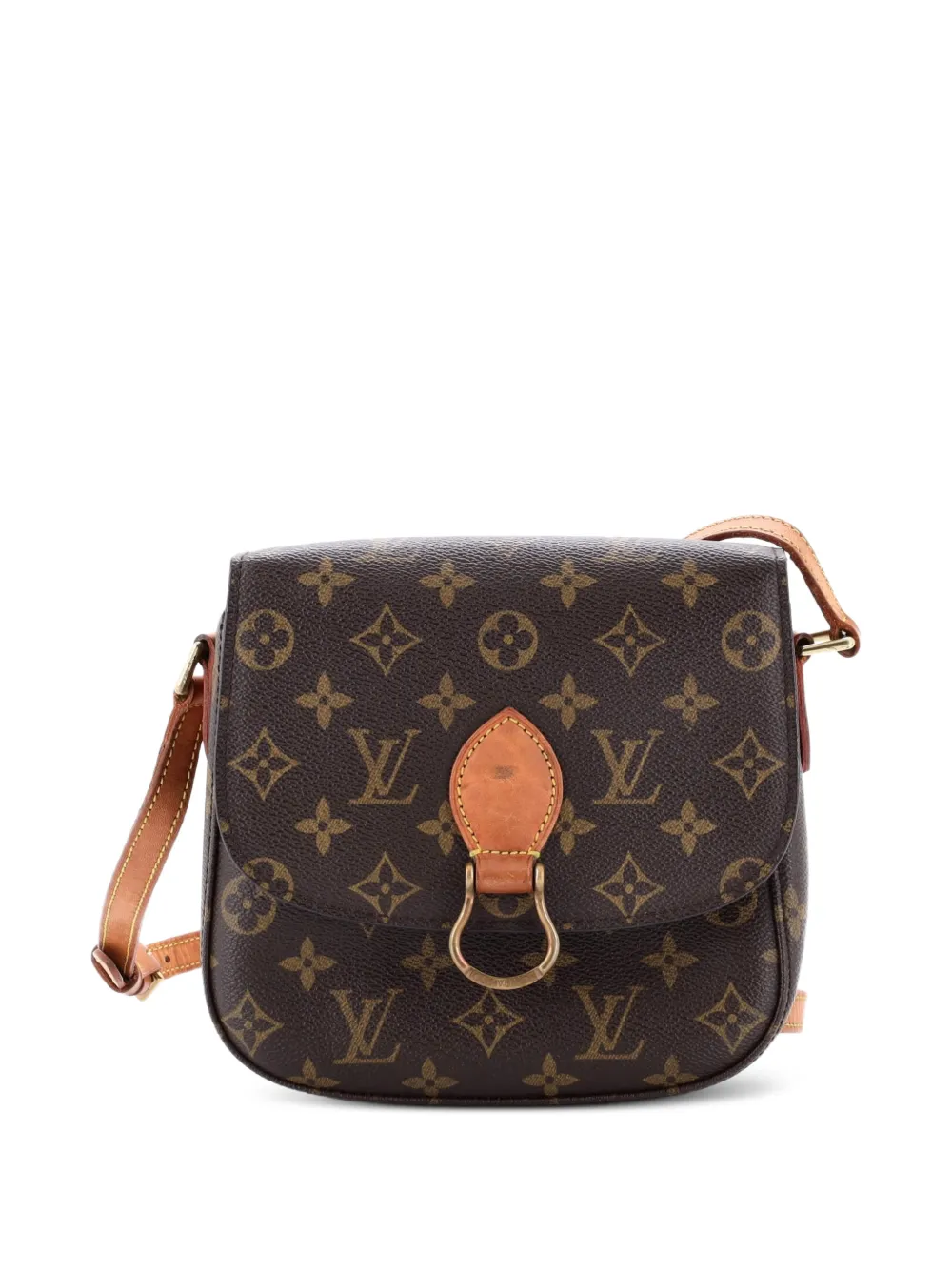 Louis Vuitton Pre-Owned Saint Cloud Handbag Monogram Canvas PM crossbody bag - Marrone