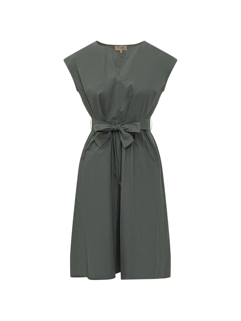 Woolrich poplin dress - Verde