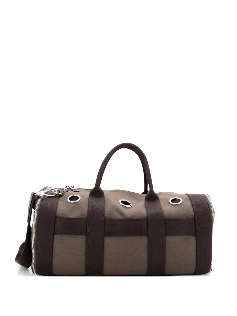 Hermès Pre-Owned Carrying Dog Bag Canvas travel bag - Grün