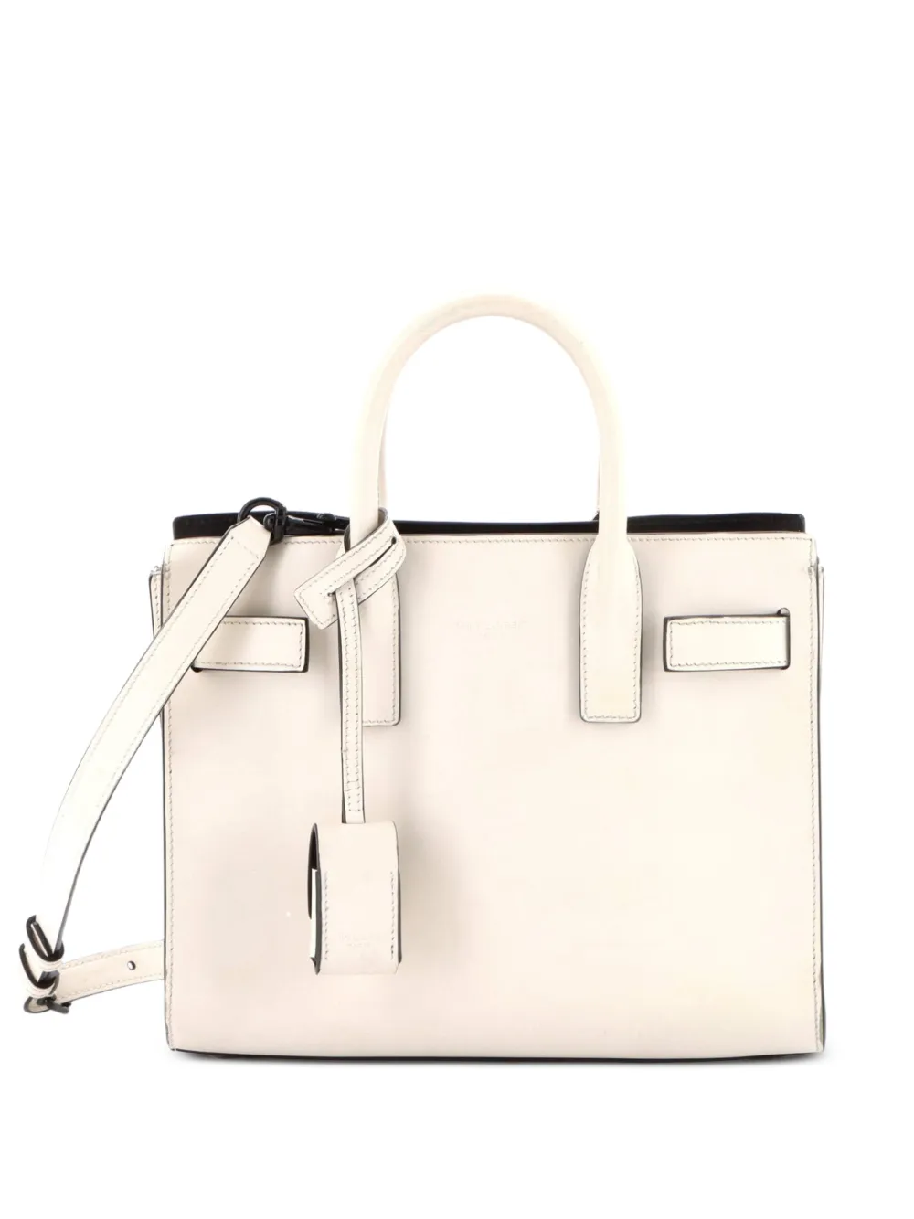 Saint Laurent Pre-Owned Sac de Jour NM Bag Leather Baby tote bag - Bianco