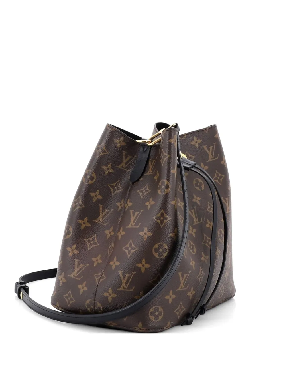 Louis Vuitton Pre-Owned NeoNoe Handbag Monogram Canvas with Leather MM bucket bag - Marrone