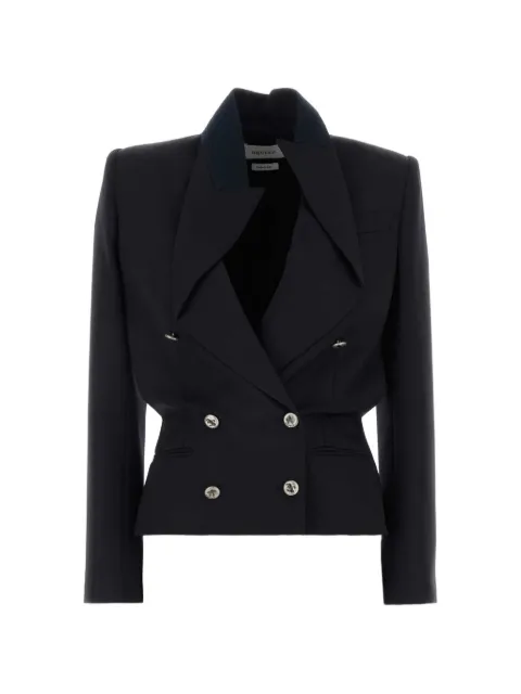 Alexander McQueen Blazer con revers classici