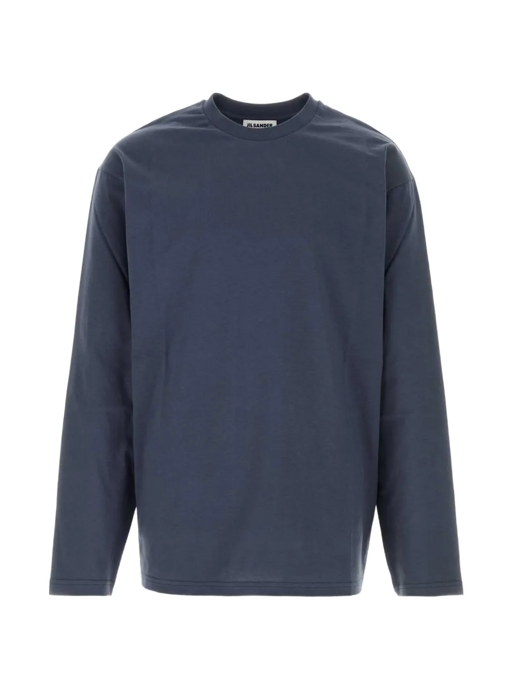 Jil Sander long-sleeve cotton T-shirt - Blu