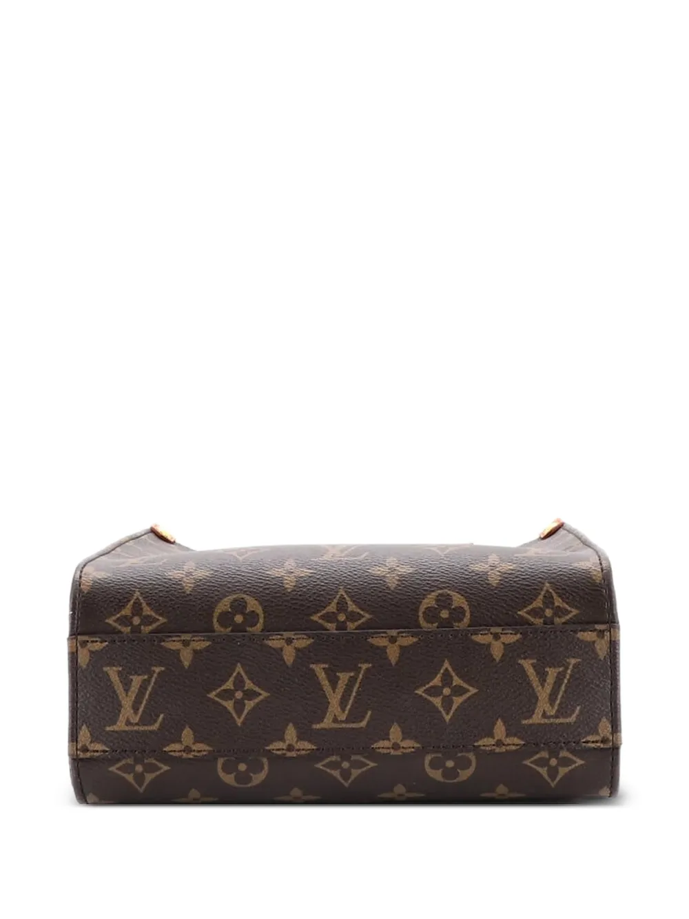 Louis Vuitton Pre-owned Sac Plat NM Bag Monogram Canvas BB Tote Bag in Brown, view 3