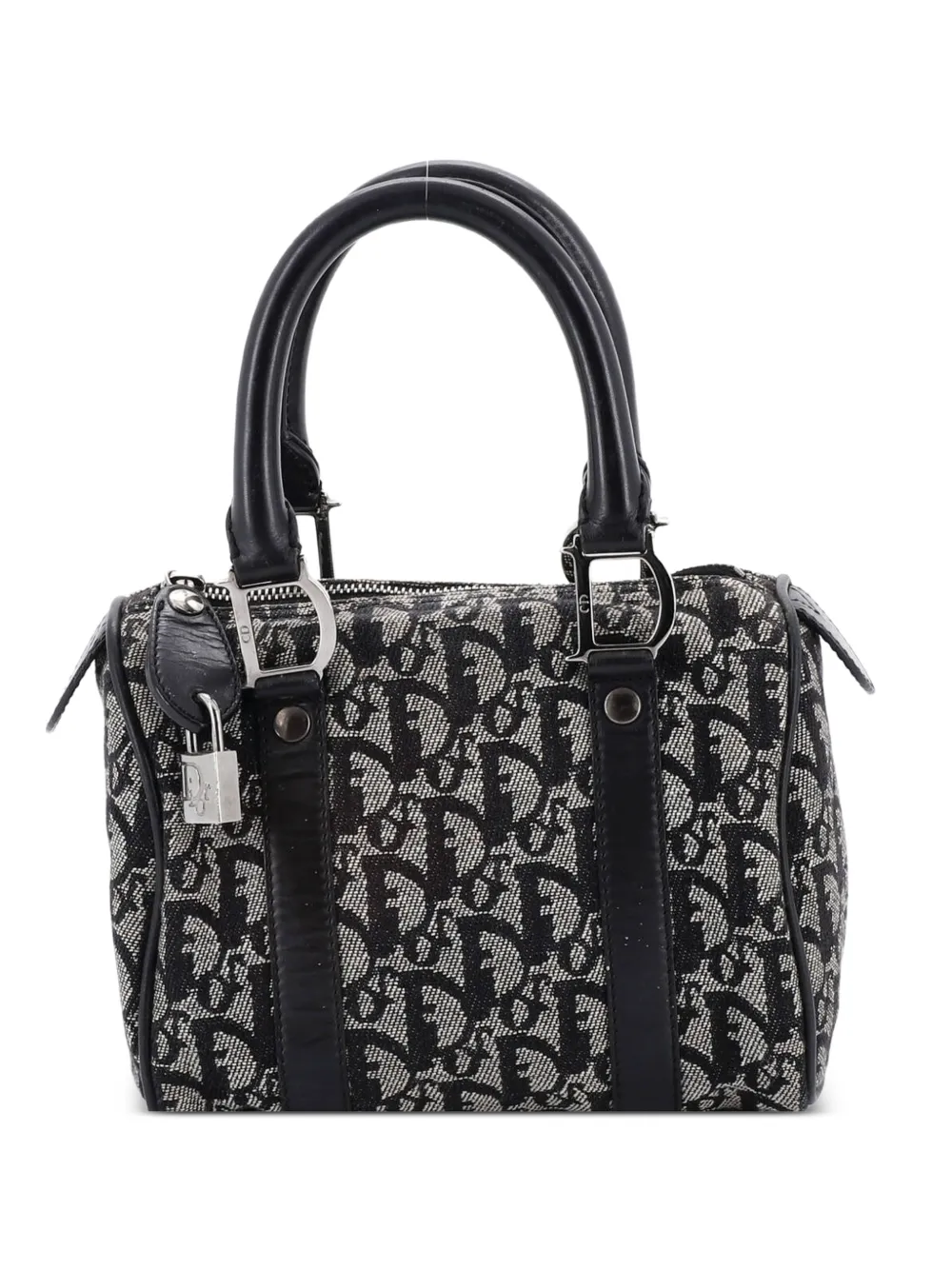 Christian Dior Pre-Owned Vintage Trotter Boston Bag Diorissimo Canvas Mini satchel - Nero